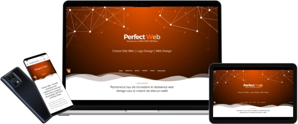 Creare site de prezentare cu perfect-web.ro
